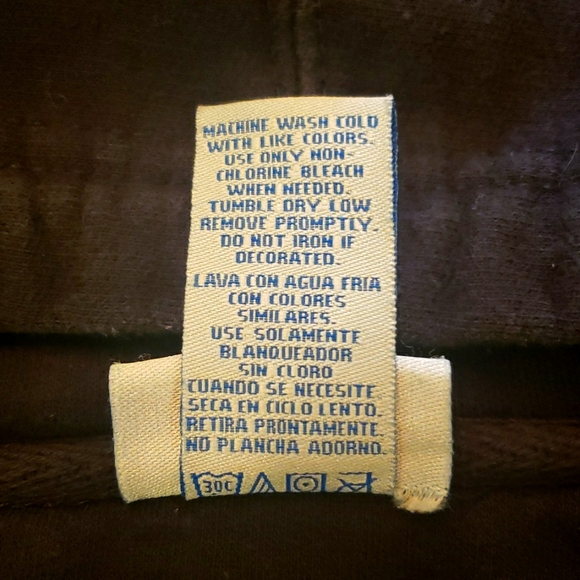 NBA Black Zip Up Hoodie - Size Large - Picture 3 of 6